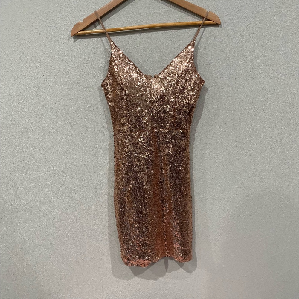 Sequin Body con dress